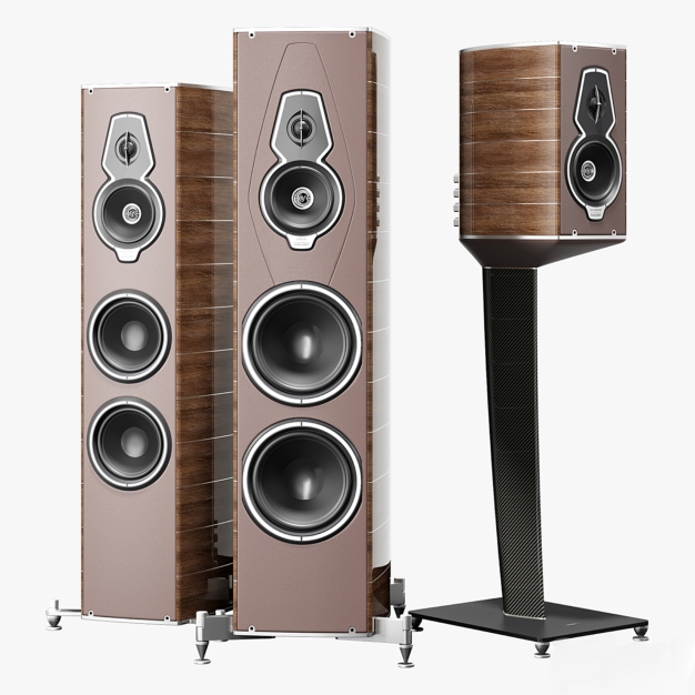  现代音响 扬声器3D模型